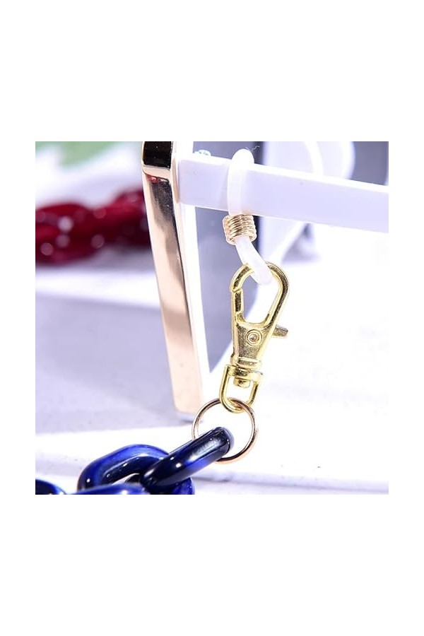 Chaînes À Lunettes Chaîne De Lunettes en Acrylique pour Femmes Lunettes De Soleil Lunettes Lanière Hommes Sangles À La Mode C