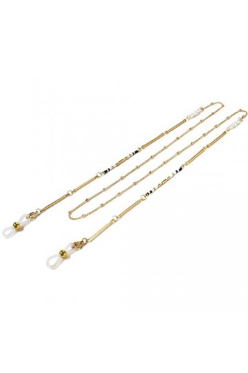 KEMUDO Chaînes de lunettes lunettes lanière for femmes en acier inoxydable cordon de cou élégant lunettes chaîne porte-chaîne