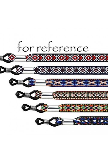 2 pièces couleur aléatoire Sport lunettes chaîne tissu porte-lunettes large sangle de lunettes de lecture lunettes de lecture