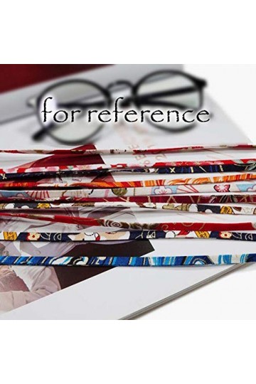 3 pcs couleur aléatoire tissu lunettes de lecture chaîne chaîne lunettes de soleil support sangle