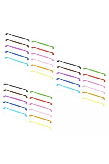 DOITOOL 36 Pcs Collier De Lunettes Chaîne Bande De Sport Pour Lunettes Bracelet En Silicone Lunettes Lunettes Sangle Cordon L