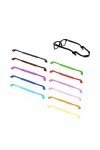 DOITOOL 36 Pcs Collier De Lunettes Chaîne Bande De Sport Pour Lunettes Bracelet En Silicone Lunettes Lunettes Sangle Cordon L