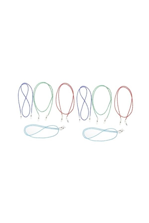Gatuida 8 Pcs Lunettes Chaîne Lunettes Lanière Exercice Accessoires Suspendus Cou Lunettes Chaîne Vintage Lunettes De Soleil 