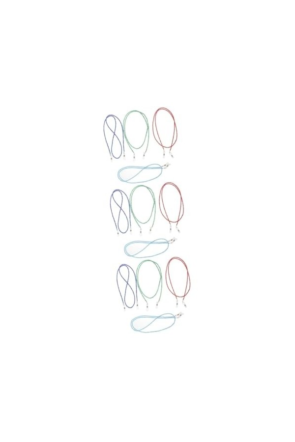 Gatuida 8 Pcs Lunettes Chaîne Lunettes Lanière Exercice Accessoires Suspendus Cou Lunettes Chaîne Vintage Lunettes De Soleil 