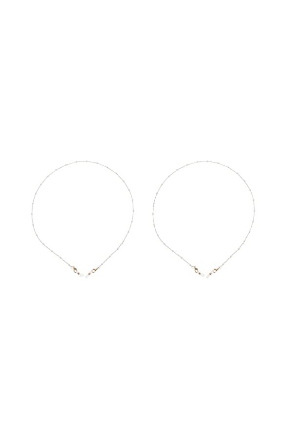 Mikikit 3 Pièces Chaîne Découteurs Oreillettes Sans Fil Cordon Décoratif Antidérapant Sangle Porte-écouteur Chaîne De Lunett