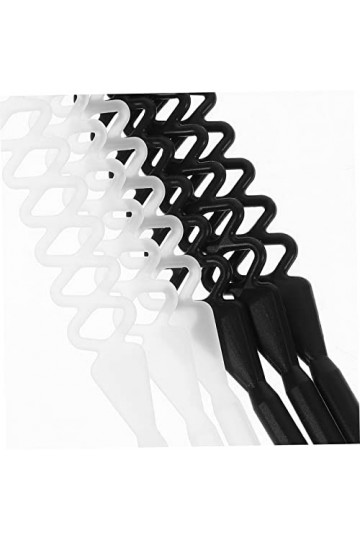 Mikikit 18 Pcs Corde Antidérapante Pour Lunettes Sangles De Lunettes Antidérapantes Lanière De Couverture De Visage Lunettes 