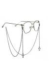 Mode pendentif lunettes de soleil chaînes lunettes de soleil lunettes de soleil support de chaîne en métal cordon lanière lun