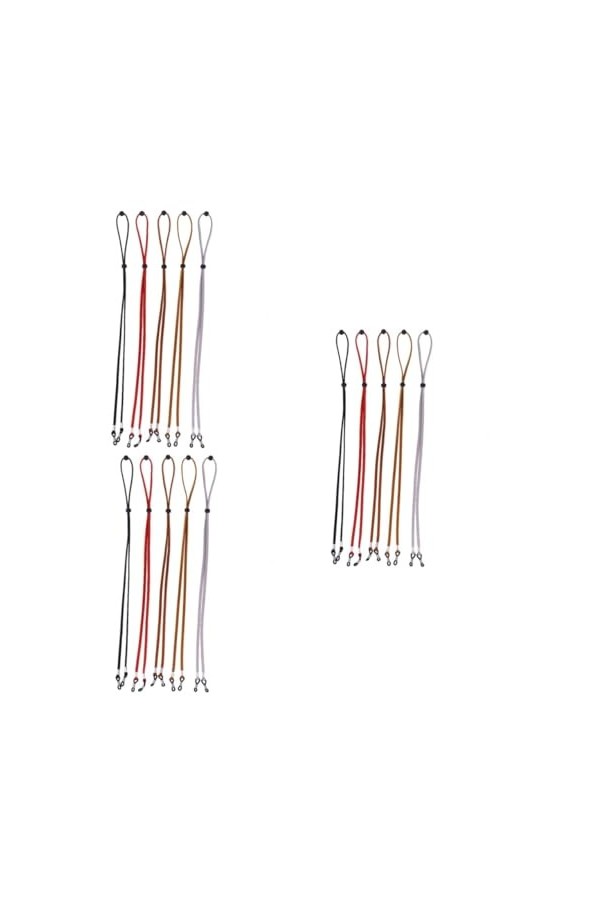 ULTECHNOVO 10 Pcs Lunettes De Course Lanière Sport Lunettes Sangle Lunettes Retenue Non Lunettes Chaîne Lunettes De Soleil De