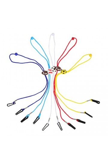 Uonlytech 20 Pièces Sangle De Lunettes Pour Enfants Cordon De Lunettes De Soleil Sangles De Lunettes Réglables Chaîne Suspend