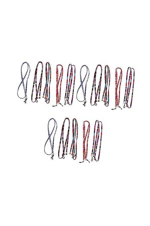 UKCOCO 10 Pièces Sling Lunettes Corde Sangle Faciale Lunettes De Soleil Titulaire Sangle Lunettes Chaîne Sangle Titulaire Lun
