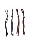 UKCOCO 4 Pièces Corde À Lunettes En Nylon Lunettes Réglables Accessoires DExercice Sangle De Lunettes De Soleil Cordes Suspe