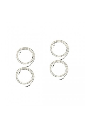 Adorainbow 4 Pièces Chaîne De Lunettes Sangle De Lunettes Perlée Corde à Lunettes Rétro Sangle De Lunettes De Soleil Couvre-v