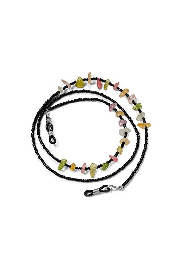 UYUME Chaîne de lunettes, Perles de pierre chaînes de lunettes lunettes de lecture chaîne de retenue de lunettes for femmes h