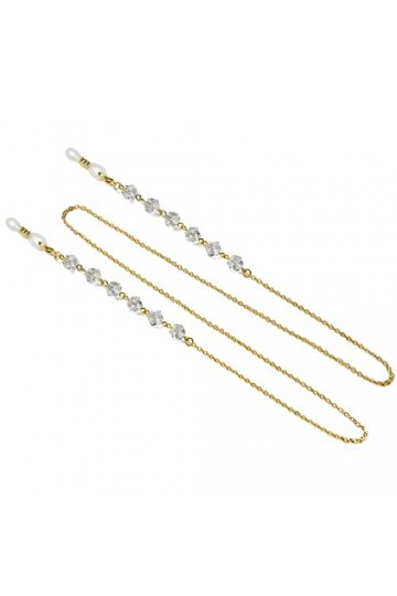 PUTOVA Remplacer le support de nez métallique, Support de sangle de lunettes de soleil en cristaux, chaîne de retenue de lune