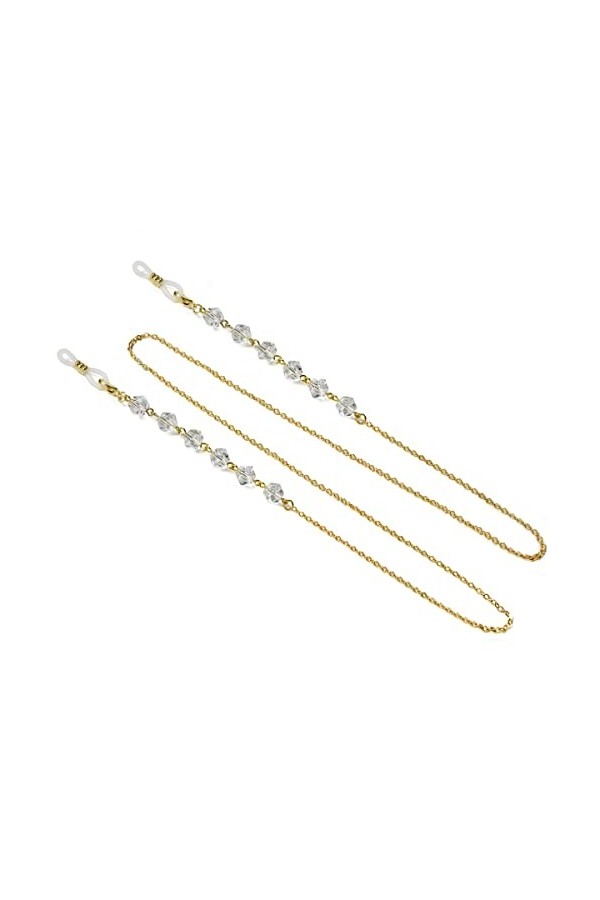 PUTOVA Remplacer le support de nez métallique, Support de sangle de lunettes de soleil en cristaux, chaîne de retenue de lune