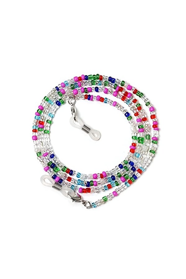 Chaîne De Lunettes 5Pcs Chaîne De Masque Couleur Chaîne De Perles Chaîne De Lunettes Chaîne De Masque, A