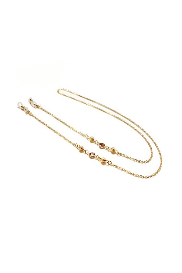 UYUME Chaîne de lunettes, Porte-chaîne de lunettes, porte-collier, lanière for lunettes de lecture, support de sangle for lun