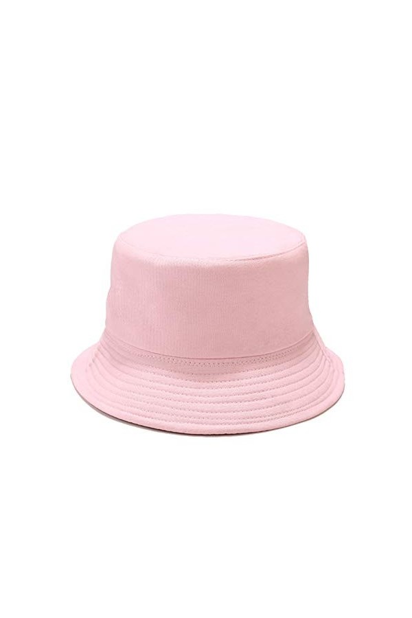 DORRISO Mode Femme Chapeau Soleil Anti-UV Large Bord Loisir Visière Pliable Plage Voyage Chapeaux Coton Beige