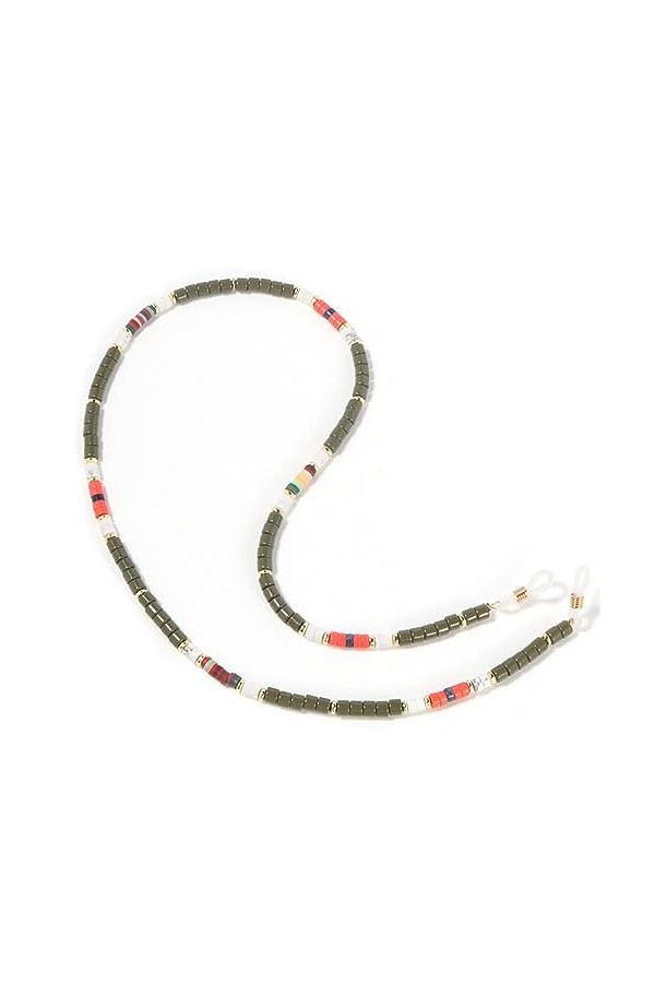 HczIon Chaîne Lunettes Lunettes Chaîne Collier Anti Drop Lunettes Cordon Métal Lunettes Accessoires,C