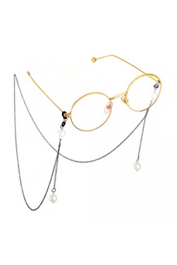 PUTOVA Remplacer le support de nez métallique, Chaîne de retenue de lunettes avec pendentif en perles for femmes, support de 