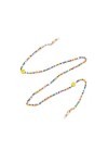 Chaîne De Lunettes Chaîne De Lunettes Colorée En Acrylique, 2 Pièces, Visage Souriant, Chaîne De Lunettes De Soleil, Masque, 