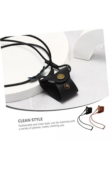 OHPHCALL 2 Pièces Chaîne De Lunettes Étui À Lunettes Chaîne De Lunettes En Cuir Artificiel Chaîne De Lunettes De Soleil Chaîn