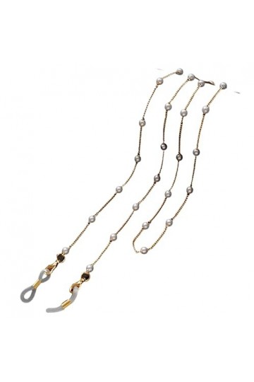 Chaîne De Lunettes 5 Pièces Chaîne DExtension De Chaîne De Lunettes De Masque De Perle En Métal Chaîne De Masque Anti-Perte,