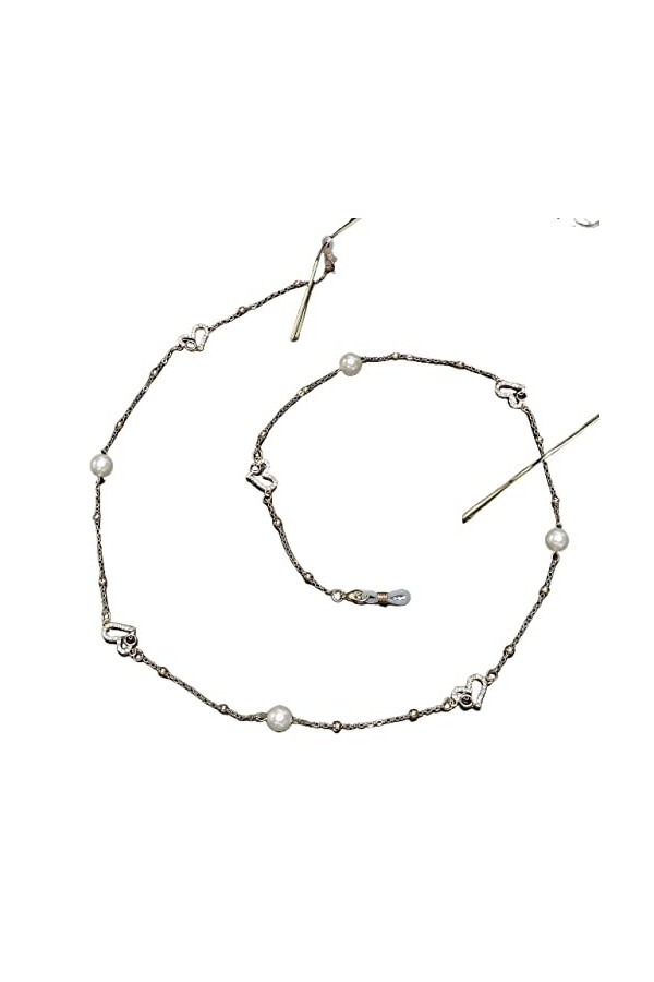 Sangle de Lunettes Lunettes lanière for Femmes métal Strass Masque chaînes Vintage Mode Lunettes retenue Convient pour Les Lu