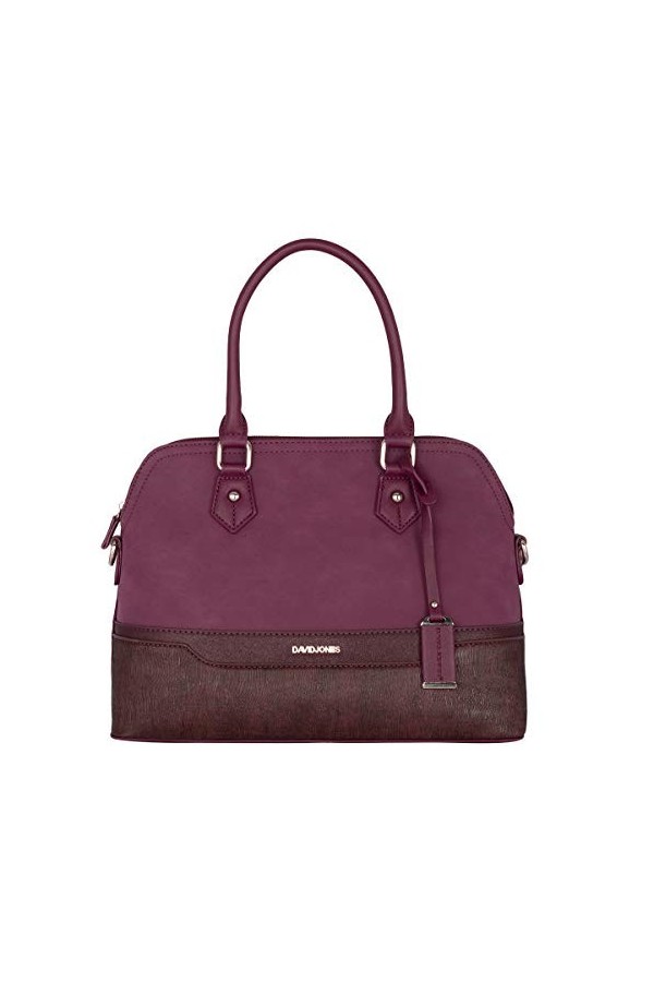 David Jones - Sac à Main Femme Bugatti - Cabas Fourre-Tout Bandes Cuir PU Multicolore Porté Epaule Bandoulière - Tote Shopper