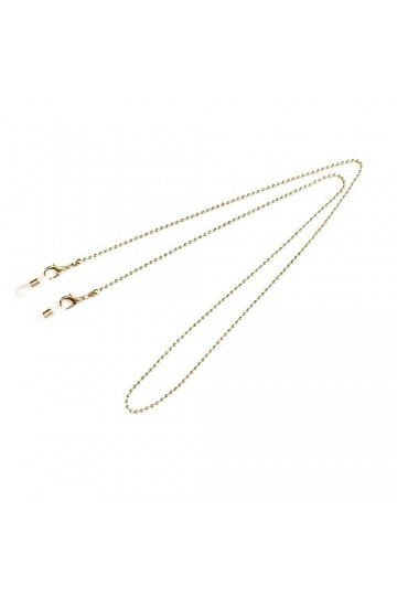 Chaîne De Lunettes Chaîne De Masque De Lunettes 5 Pièces, Chaîne De Lunettes En Métal Antidérapante Et Anti-Perte, Or