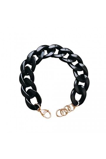 Bracelet VINTAGE // Chaîne à gros maillons en acrylique