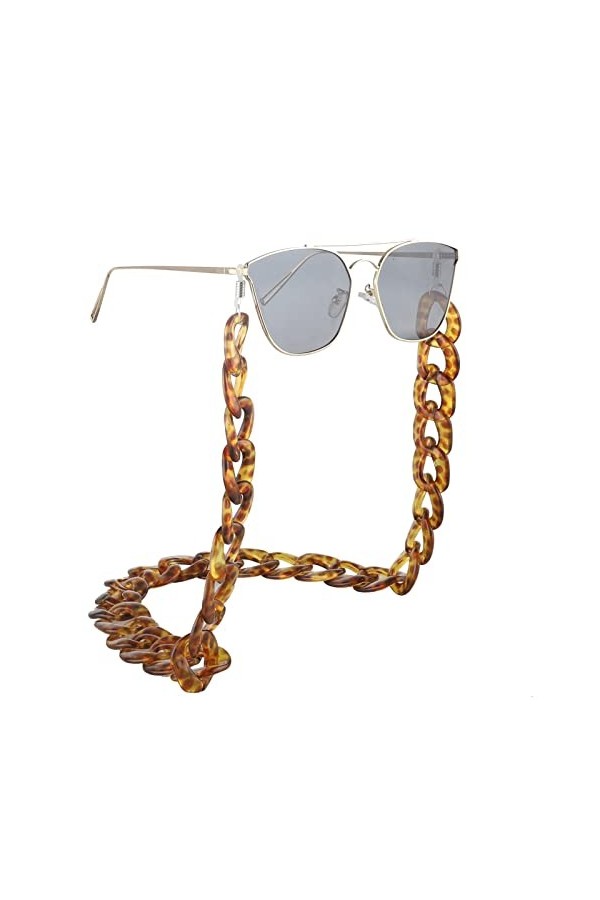 BAIJAC chaîne de Lunettes Perces de Lunettes Chaînes for Femmes en Acrylique Anti-pertinent for Les Lunettes de Lune Délicat,