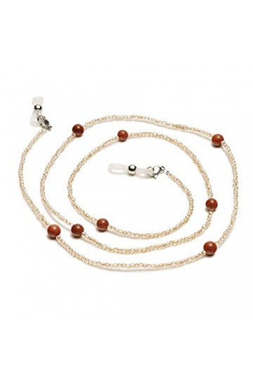 ENLLY Chaînes de Lunettes Longe de Lunettes for Femmes Chaînes de Masque à Deux Tons Simples Retenue de Lunettes élégante Co