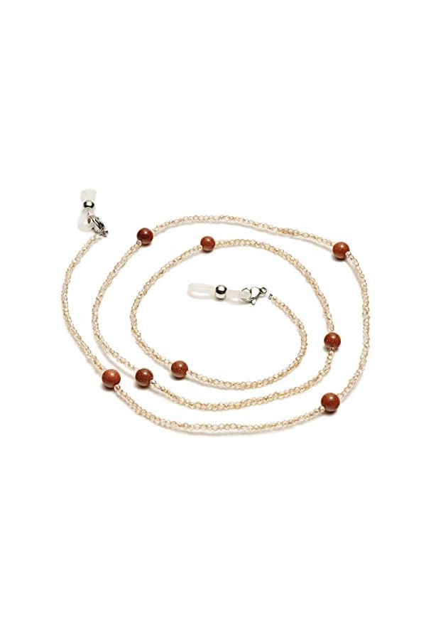 ENLLY Chaînes de Lunettes Longe de Lunettes for Femmes Chaînes de Masque à Deux Tons Simples Retenue de Lunettes élégante Co