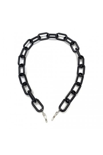 Chaînes À Lunettes Grandes Lunettes De Soleil Chaînes Longe pour Femmes Hommes Noir Lunettes Chaînes Anti-Perte Écouteur Supp