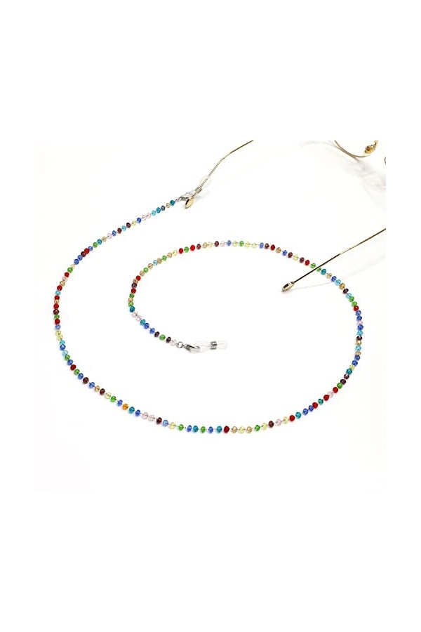 BAIJAC chaîne de Lunettes Perces de Lunettes Lunettes Landes for Femmes chaînes de Masque détoile métallique Délicat, Beau e