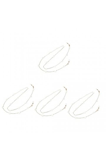 Holibanna 4Pcs Lunettes Chaîne Lanière Pour Lunettes Femmes Lunettes De Soleil Collier Lanière Lunettes De Soleil Chaînes Pou