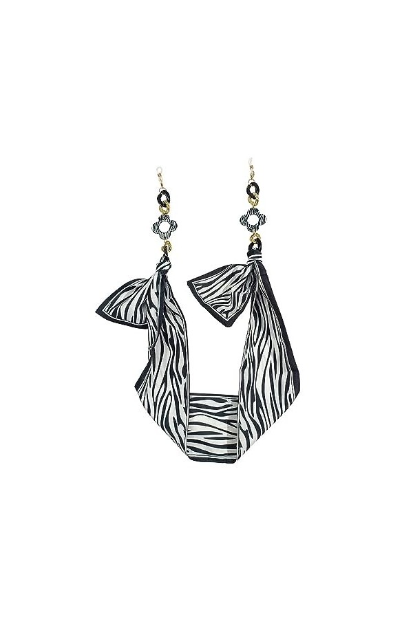 LEFEDA Lot de 2 sangles de lunettes en soie pour femme et homme - Chaîne de lunettes de soleil antidérapante - Sangle de lune