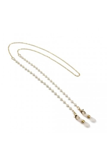 Chaîne De Lunettes Chaîne De Lunettes En Perles Pour Femmes, 5 Pièces, Chaîne À Grains Fins, Antidérapante, Anti-Perte, Chaîn