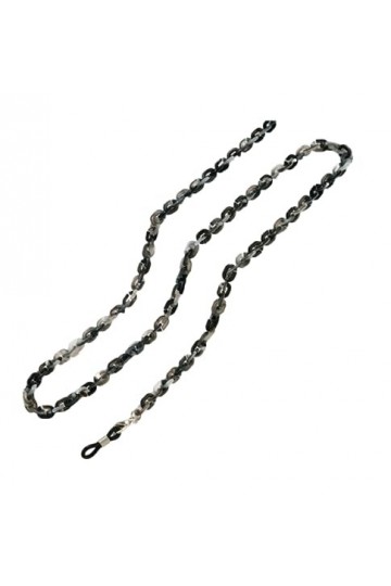 LEFEDA Lot de 2 sangles de lunettes en acrylique pour lunettes de soleil, chaînes de lunettes de lecture, chaînes de lunettes