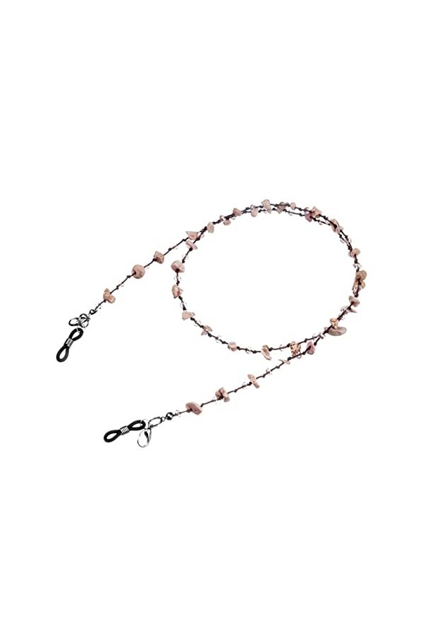 BELLAY Pierre Lunettes chaîne Mode irrégulière Bleu Perles Lecture Lunettes de Soleil lanière Sangle Collier Lunettes chaîne 