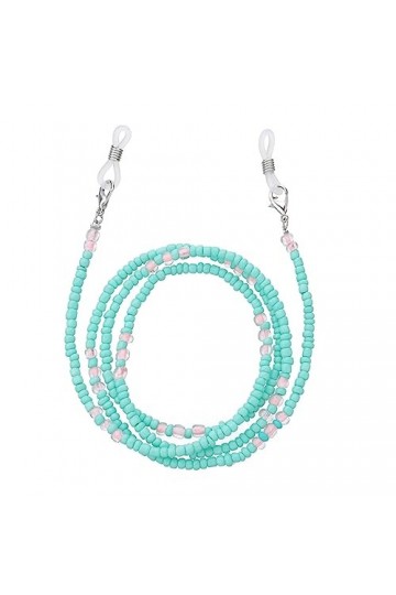 Chaîne De Lunettes Chaîne De Lunettes En Perles Transparentes, 5 Pièces, Support De Chaîne Anti-Secousse Pour Masque Pour Fem