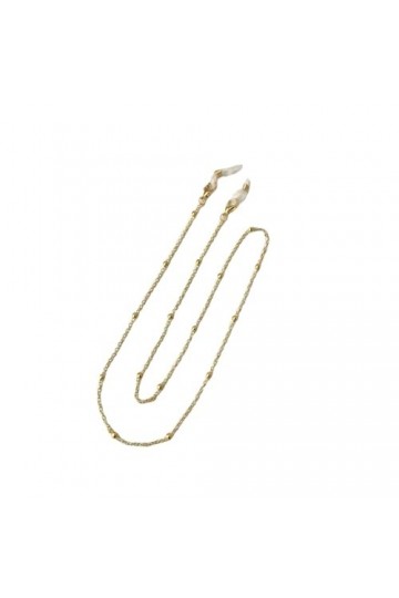 Chaîne De Lunettes Chaîne De Masque De Lunettes En Perles, 5 Pièces, Chaîne De Lunettes Anti-Perte, Or