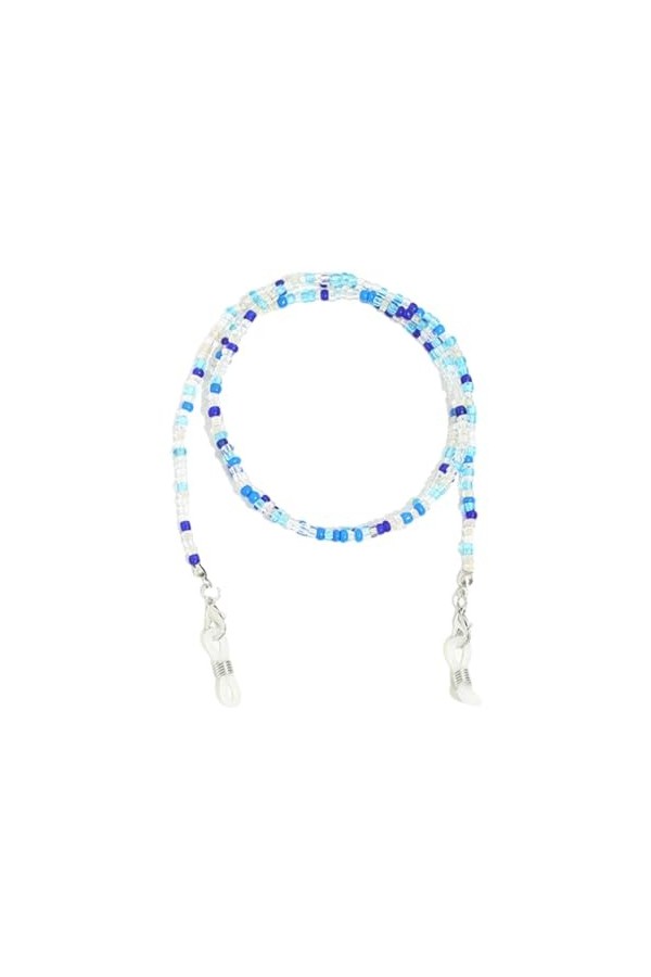 Chaîne De Lunettes 5 Pièces De Perles De Riz Colorées, Chaîne De Lunettes, Chaîne Suspendue, Lanière De Lunettes En Perles, C