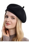Qinfren Femmes Le Béret Français Chapeau Casquette Bonnet Chapeau Fille Hiver Élégant Mode Automne Hiver