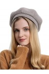 Qinfren Femmes Le Béret Français Chapeau Casquette Bonnet Chapeau Fille Hiver Élégant Mode Automne Hiver