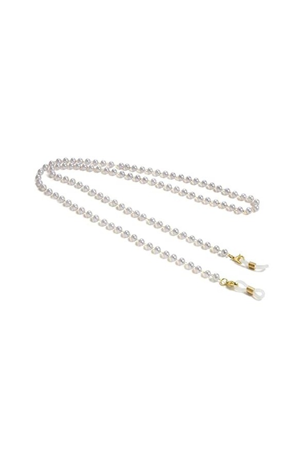 BELLAY Lunettes chaîne for Femmes Perle Perle lanière Mode Lunettes Sangle Lunettes de Soleil chaîne Cordons décontracté Lune