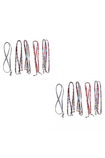 Uonlytech 20 Pcs Sling Lunettes Corde Lunettes De Soleil Support Réglable Lunettes De Soleil Lunettes Chaîne Chaîne Visage Co