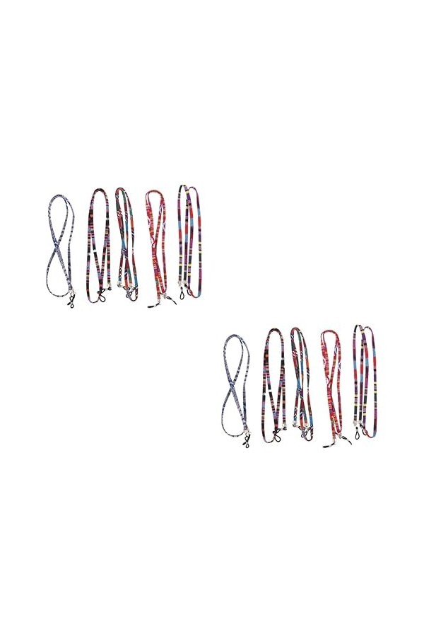 Uonlytech 20 Pcs Sling Lunettes Corde Lunettes De Soleil Support Réglable Lunettes De Soleil Lunettes Chaîne Chaîne Visage Co