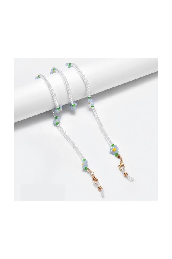 Chaîne De Lunettes Chaîne De Lunettes Pour Femmes, 2 Pièces, Cou Suspendu, Lunettes De Soleil, Lanière Antidérapante, Chaîne 